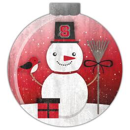 Fan Creations - NC State Wolfpack 12'' Snow Globe Wall Art - Multicolor