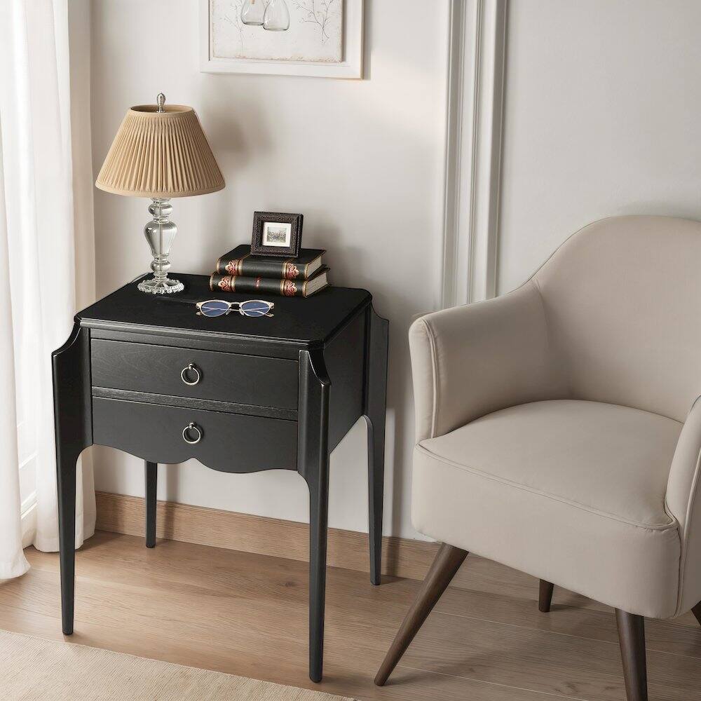 Left. Butler Specialty - Wilshire End Table - Black.