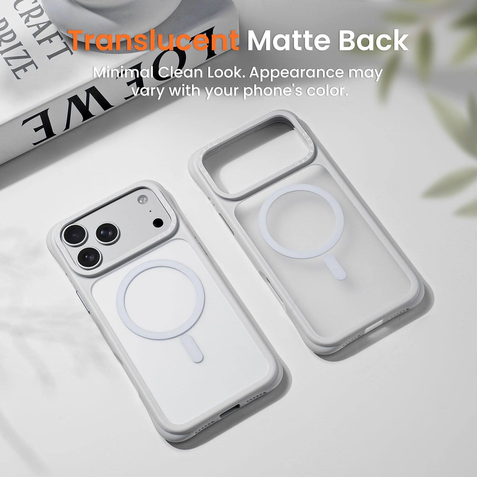 RIZE HEQEWE CRAFT Translucent Minimal Clean Look. Matte Appearance Back may vary with your phone's color. WE ORNA ORNA DIP

Translucent Matte Back
Minimal Clean Look. Appearance may vary with your phone's color.