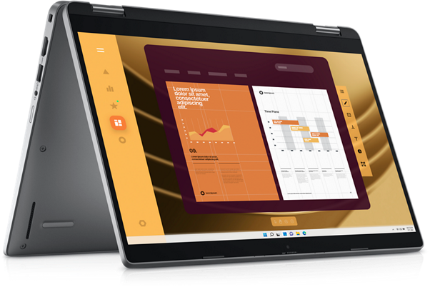 Refurbished Excellent - Refurbished Dell Latitude 5350 2-in-1, Core Ultra 7, 32GB RAM, 512GB SSD, Win 11 Pro, Touchscreen - Silver