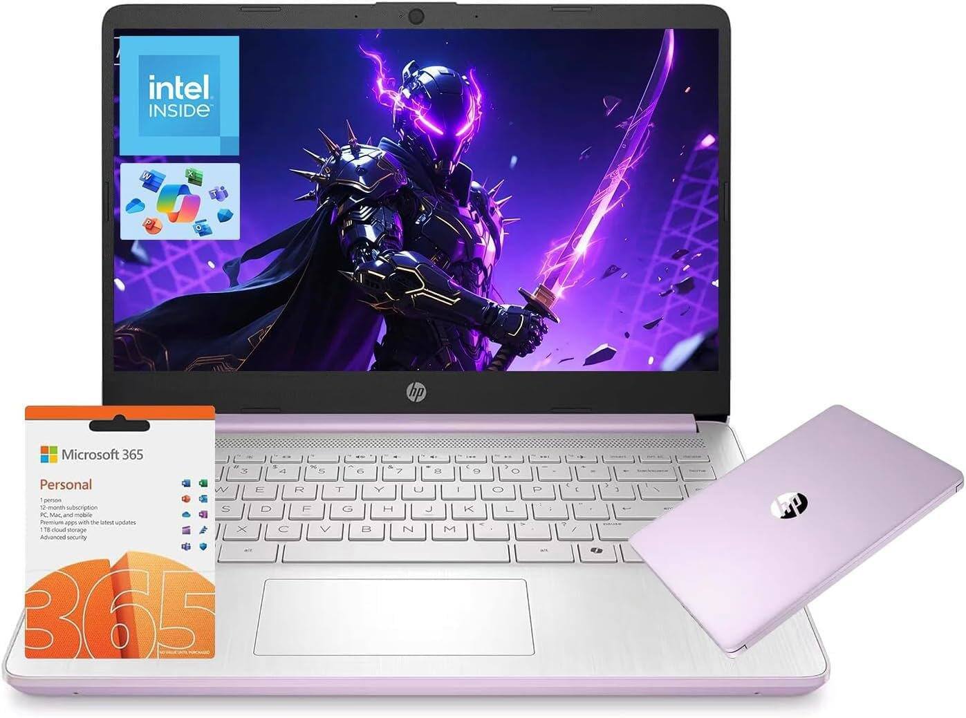 intel INSIDE hp Microsoft 365 - Personal 1 person 12-month subscription Premium apps with the latest updates 1 TB cloud storage Advanced security