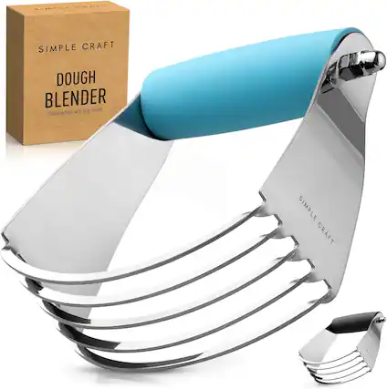 SIMPLE CRAFT
DOUGH BLENDER
Stainless Steel with Blue Handle