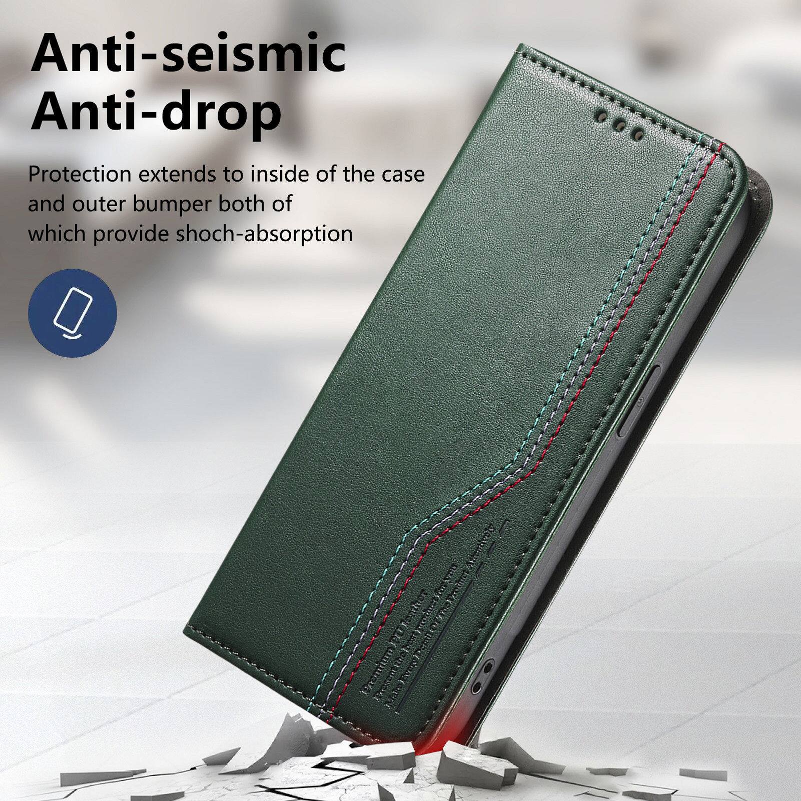 Anti-seismic Anti-drop Protection extends to inside of the case and outer bumper both of which provide shock-absorption