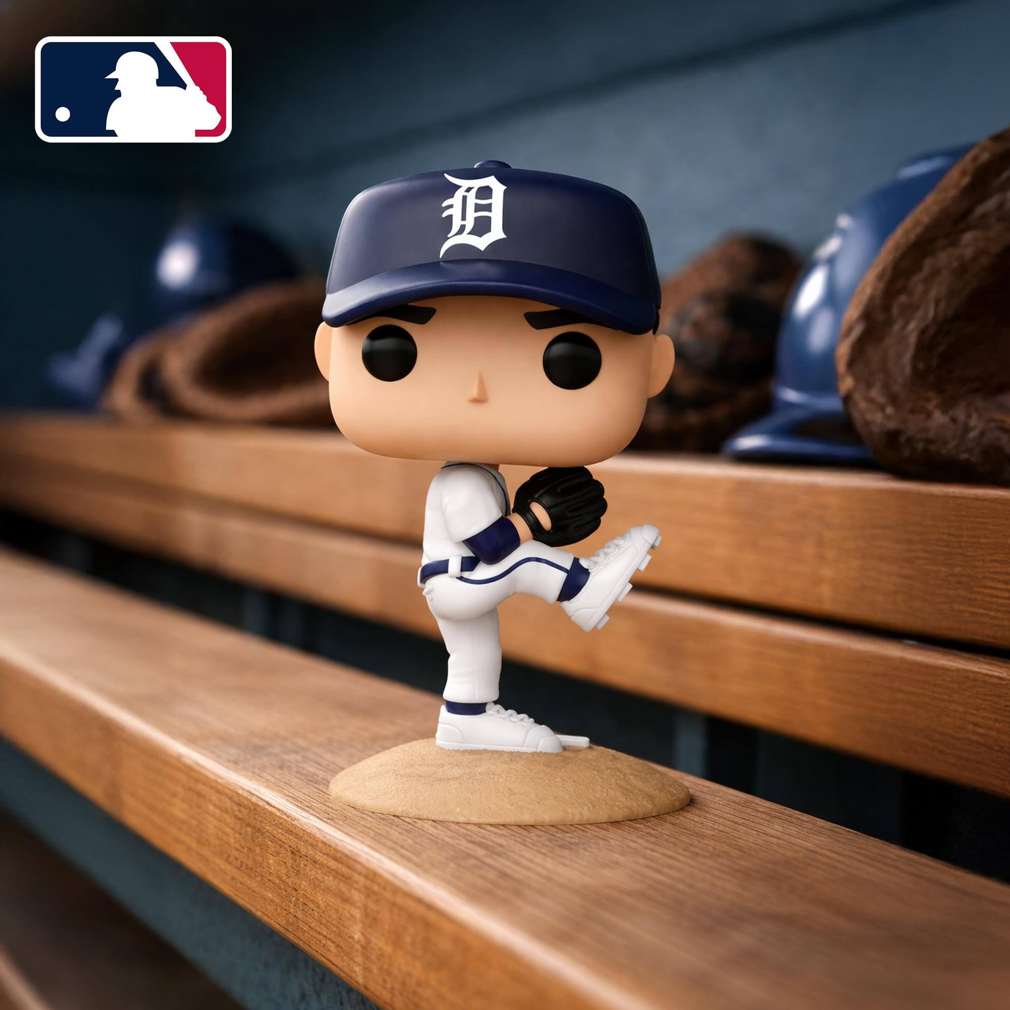 Alt View 2. Funko - Funko POP! MLB: Tigers - Tarik Skubal   - COLLECTIBLES - Multicolor.