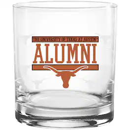 Indigo Falls - Texas Longhorns 14oz. Repeat Alumni Rocks Glass - Multicolor
