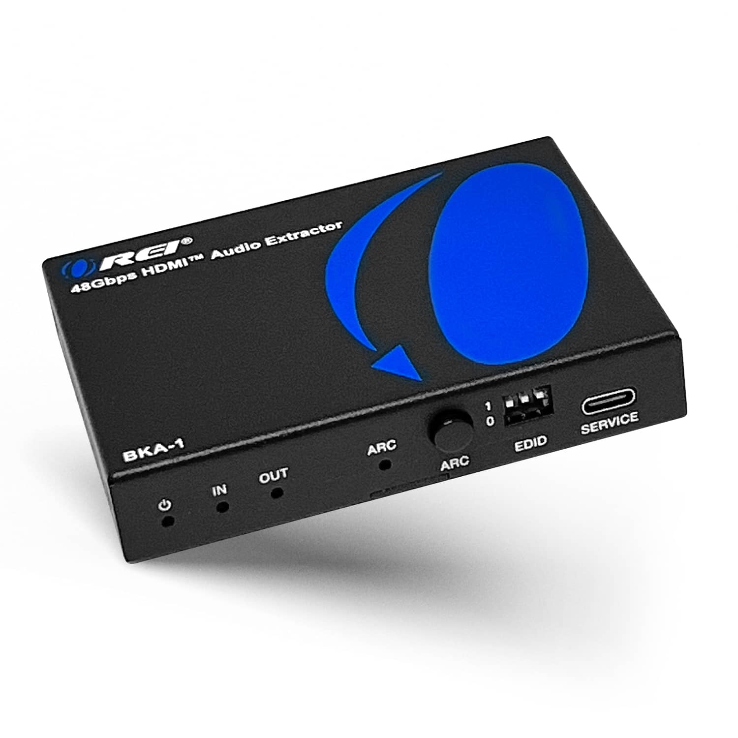 Orei - 8K HDMI or eARC Audio Extractor (3.5mm, Optical)-BKA-1 - Black