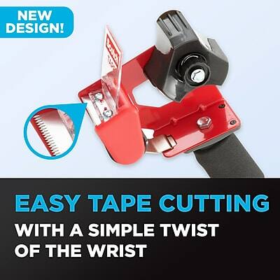 NEW DESIGN!  
EASY TAPE CUTTING WITH A SIMPLE TWIST OF THE WRIST