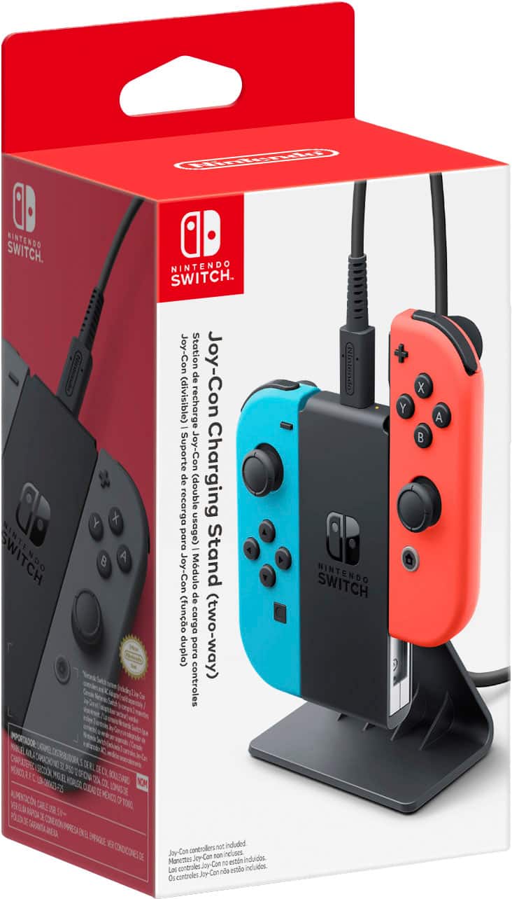 Nintendo - Joy-Con Charging Stand (two-way) - Front_Zoom