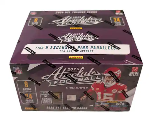 2025 Absolute Football
8 Cards per Pack
24 Packs per Box
Find 6 Exclusive Pink Parallels per Box, Average
Patrick Mahomes II
2025 NFL Trading Cards
Official Panini NFL
Panini
NFLPA
2025 NFL Trading Cards
8 Cards per Pack
24 Packs per Box
Patrick Mahomes II
2025 NFL Trading Cards
Panini
NFLPA
2025 NFL Trading Cards
Panini
NFLPA
2025 NFL Trading Cards
Panini
NFLPA
2025 NFL Trading Cards
Panini
NFLPA
2025 NFL Trading Cards
Panini
NFLPA
2025 NFL Trading Cards
Panini
NFLPA
2025 NFL Trading Cards
Panini
NFLPA
2025 NFL Trading Cards
Panini
NFLPA
2025 NFL Trading Cards
Panini
NFLPA
2025 NFL Trading Cards
Panini
NFLPA
2025 NFL Trading Cards
Panini
NFLPA
2025 NFL Trading Cards
Panini
NFLPA
2025 NFL Trading Cards
Pan