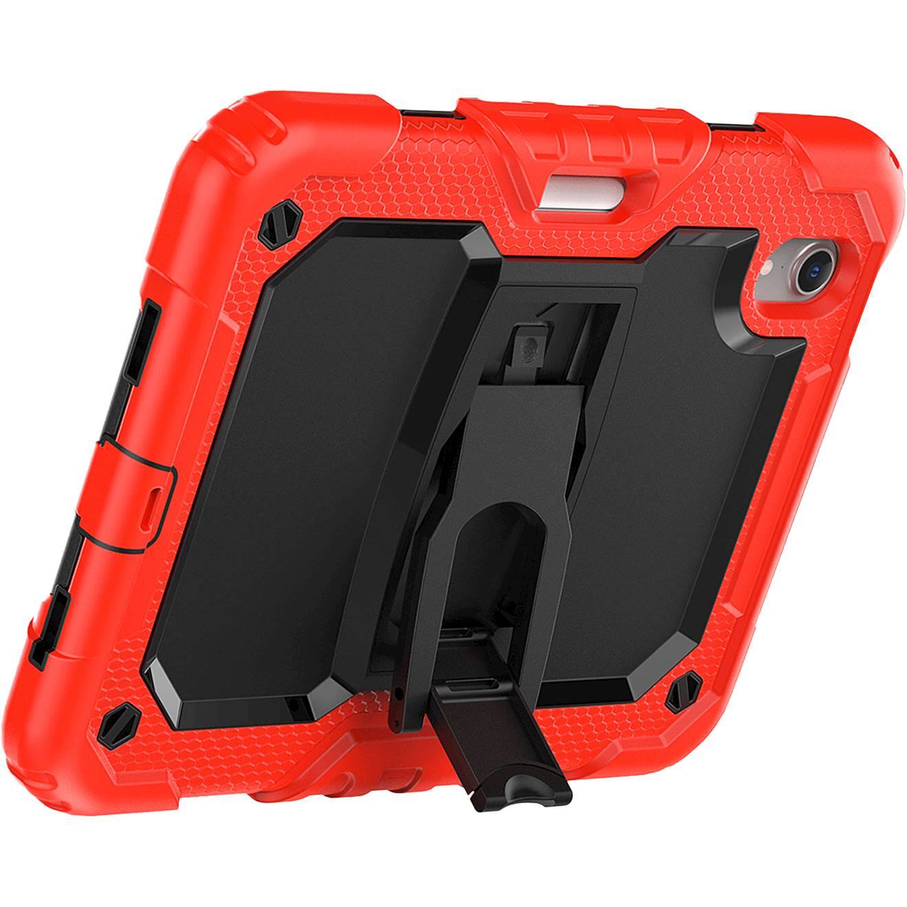 Alt View 16. SaharaCase - Defence Series Case for Apple iPad mini (A17 Pro) and Apple iPad mini (6th Generation 2021) - Red.
