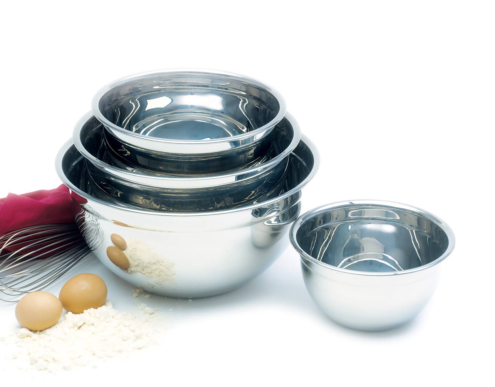 Alt View 1. Norpro - Stainless Steel Mixing Bowl, 1.5 Quart - Silver.