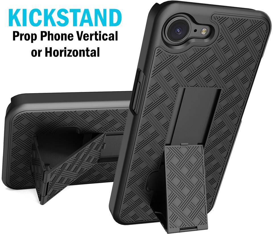 KICKSTAND  
Prop Phone Vertical or Horizontal