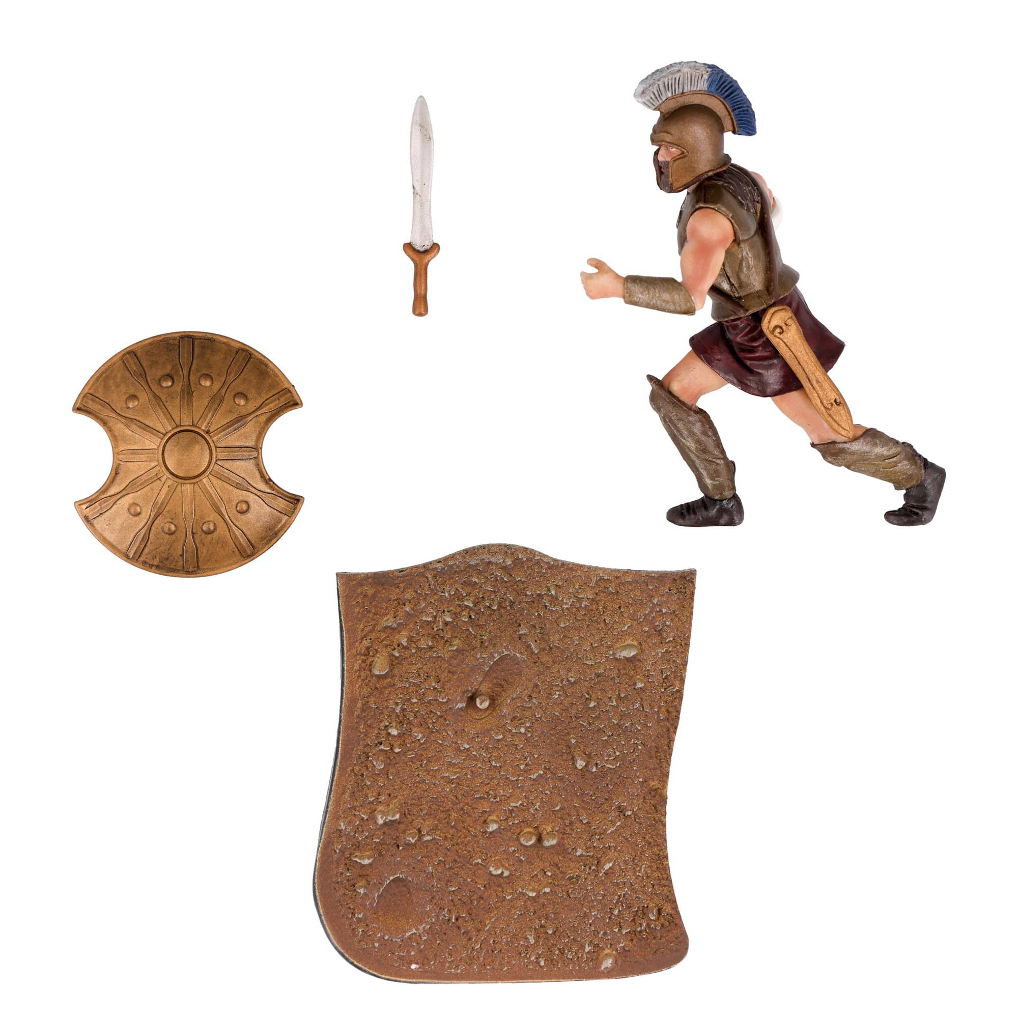 Alt View 2. Dragon Models - The Trojan War 1:24 Scale Historical Figures: Ajax - Green.