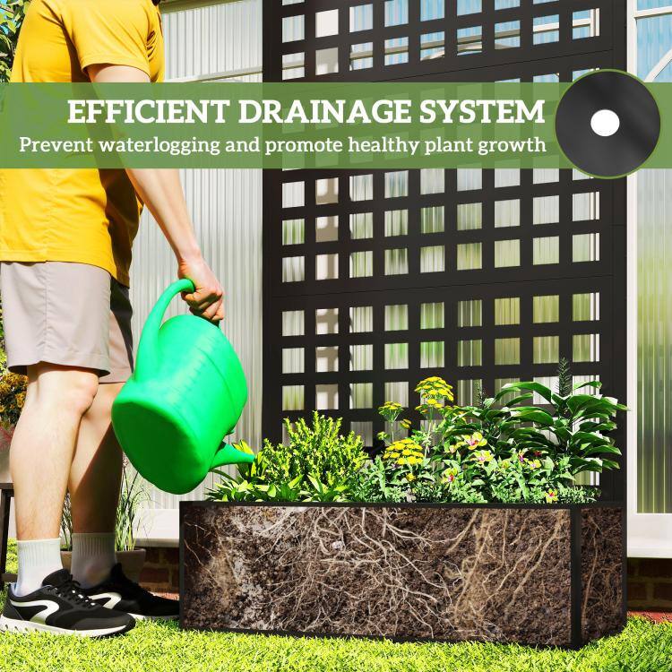 EFFICIENT DRAINAGE SYSTEM  
Prevent waterlogging and promote healthy plant growth