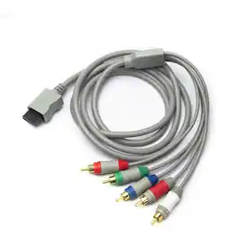 Stock Preferred - 6ft High-Definition Component HD AV Cable for Nintendo - Gray