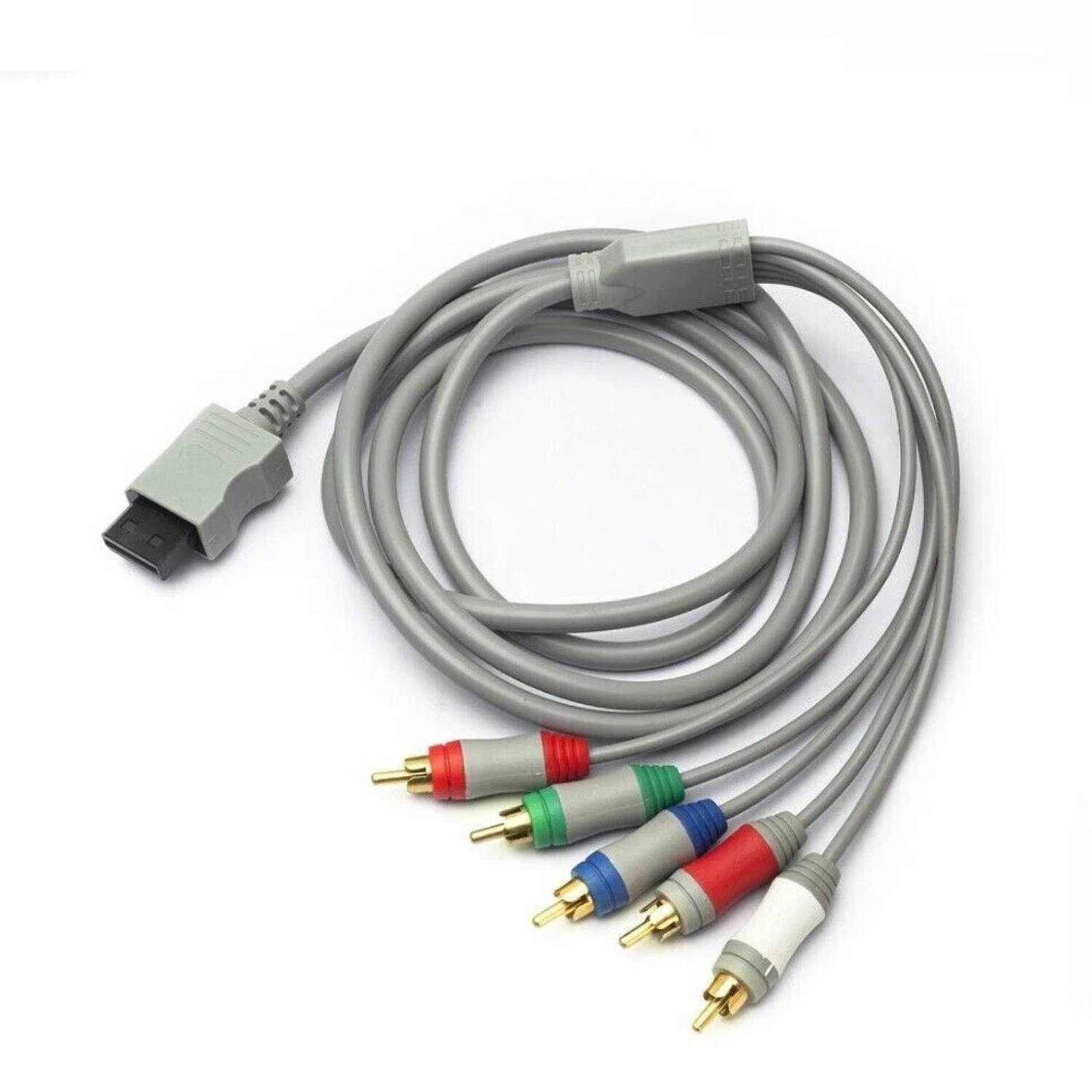 Stock Preferred - 6ft High-Definition Component HD AV Cable for Nintendo - Gray