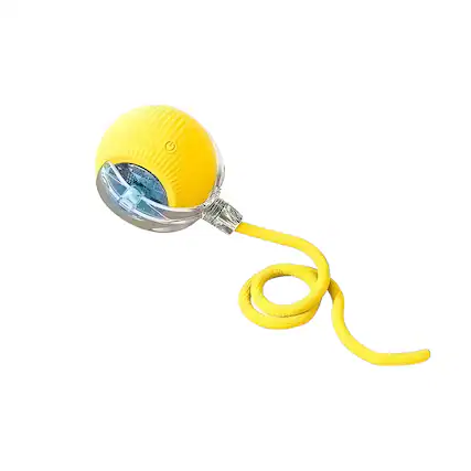 Front. Cluzine - Smart Interactive Dog Toy Ball, USB Rechargeable with Anti-Collision for Indoor Dogs & Cats - Multicolor.
