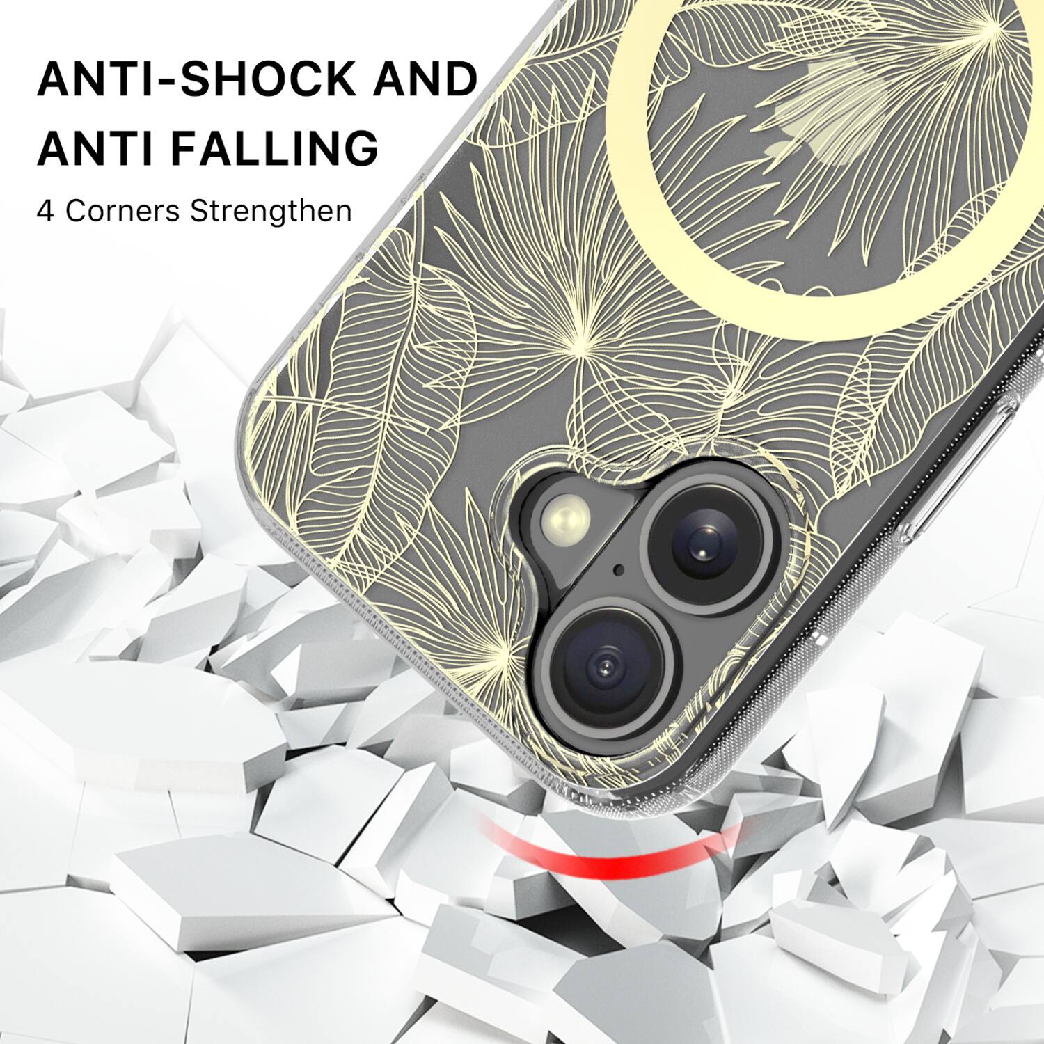 ANTI-SHOCK AND ANTI FALLING  
4 Corners Strengthen