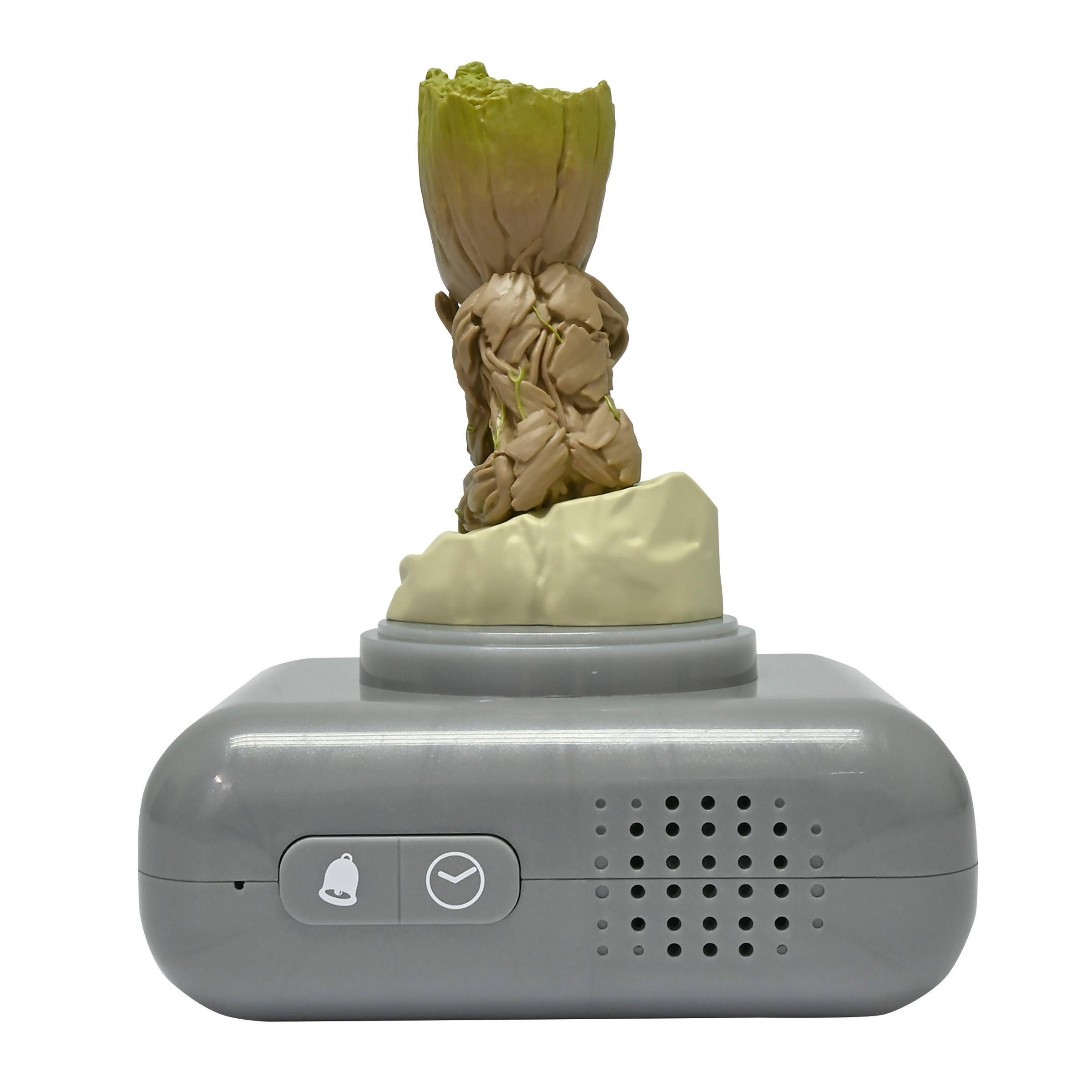 Alt View 10. Lexibook - Guardians of the Galaxy Groot Nighlight Alarm Clock with Sounds - GREEN.