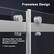 Frameless Design
Stainless Steel Top Rail
Strong, Corrosion-resistant, Moisture-resistant.
4" Width Adjustable