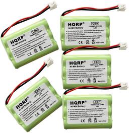 HQRP - 5-Pack 3.6 V 700 mAh NiMH AAA Phone Battery Pack for VTech Cordless Handsets, Replacement 89-1323-00-00