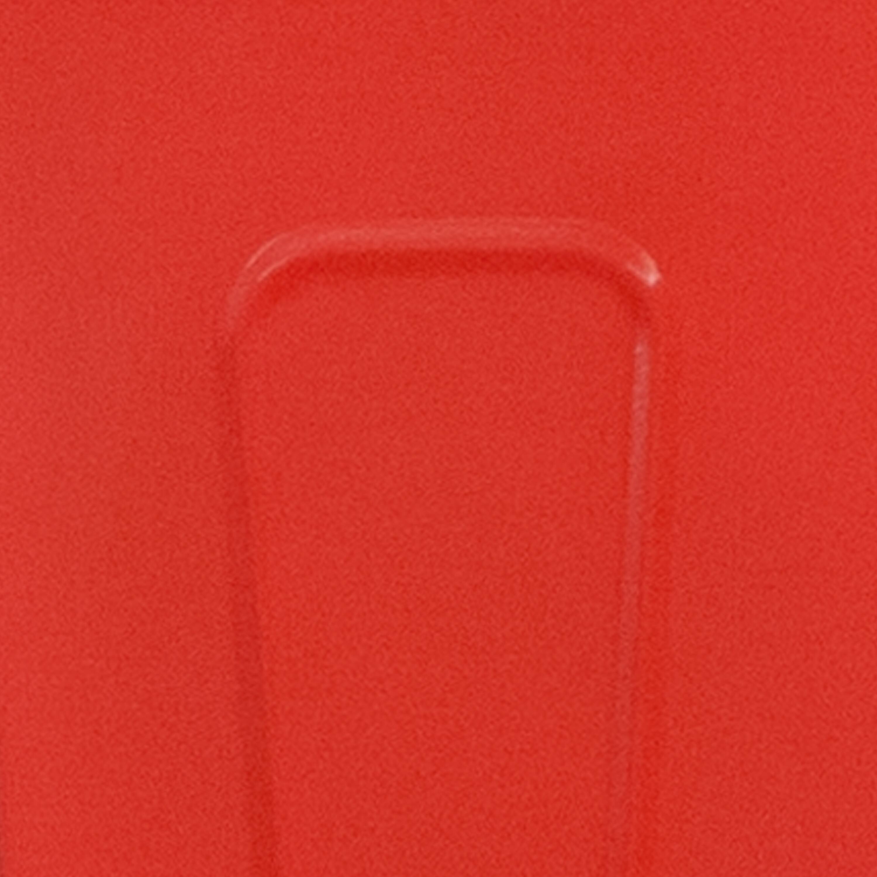 Alt View 9. Emma + Oliver - Colorful Metal Stackable Dining Chair with Wood Seat - Red.