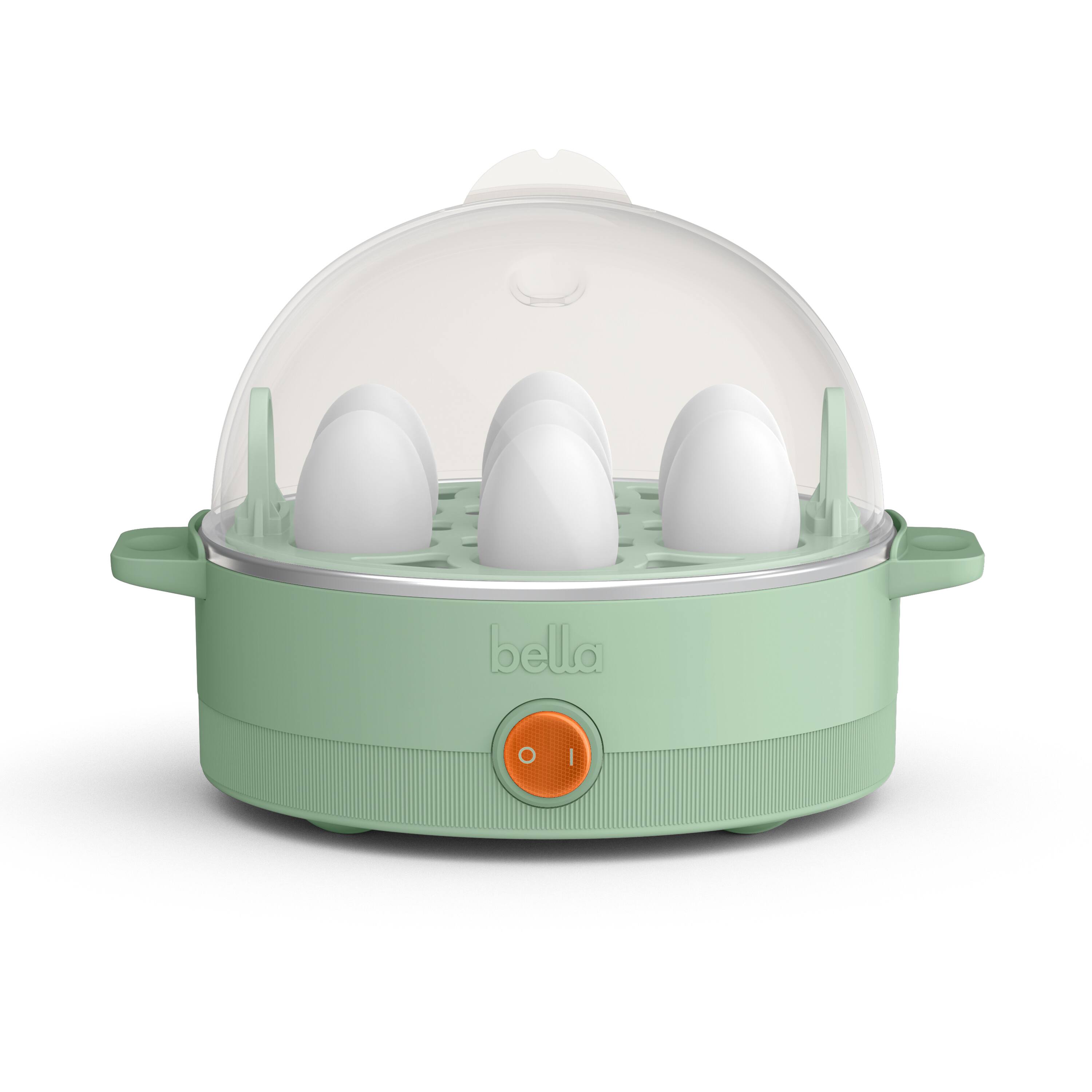 Front. Bella - 7-Count Egg Cooker - Seaglass.
