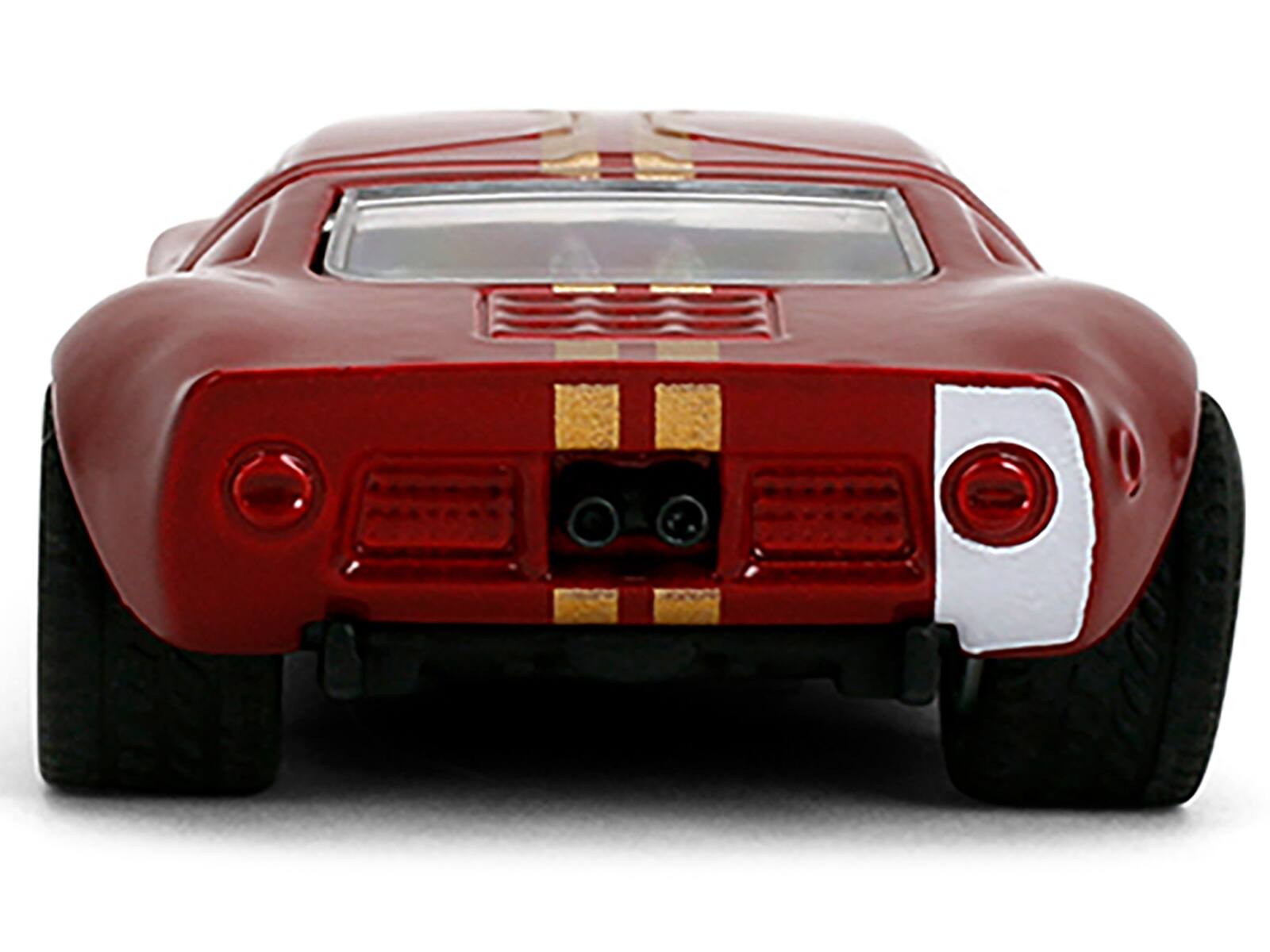 Alt View 1. Majorette - 1965 Ford GT40 MK1 #25 Red Metallic with Gold Stripes "Collection" Series 1/64 Diecast Model Car by Majorette - Red Metallic with Gold.