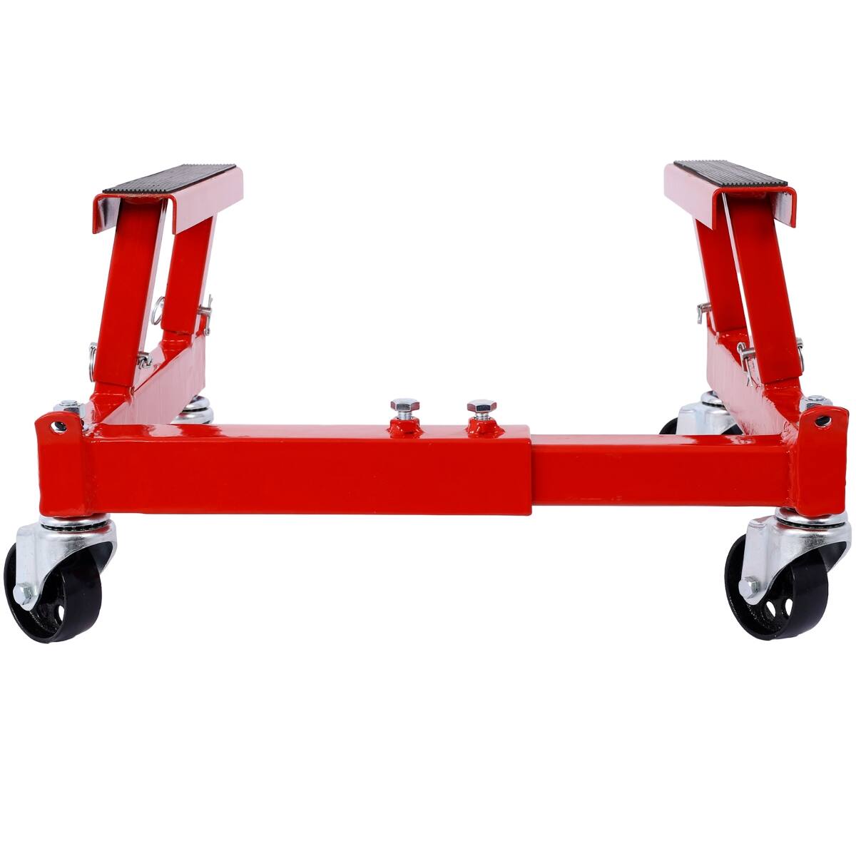 Alt View 7. Ropilly - Ropilly Motorcycle Engine Cradle Dolly Red Steel Adjustable Shop Dolly With Wheels For ATV And Motorcycle - Red.