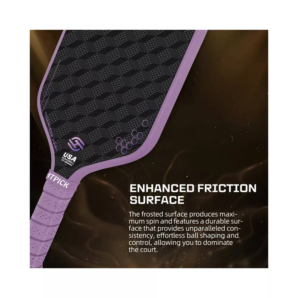 **THZENESS 5PB 2M 12 USA HT PICK**

**ENHANCED FRICTION SURFACE**

The frosted surface produces maximum spin and features a durable surface that provides unparalleled consistency, effortless ball shaping and control, allowing you to dominate the court.