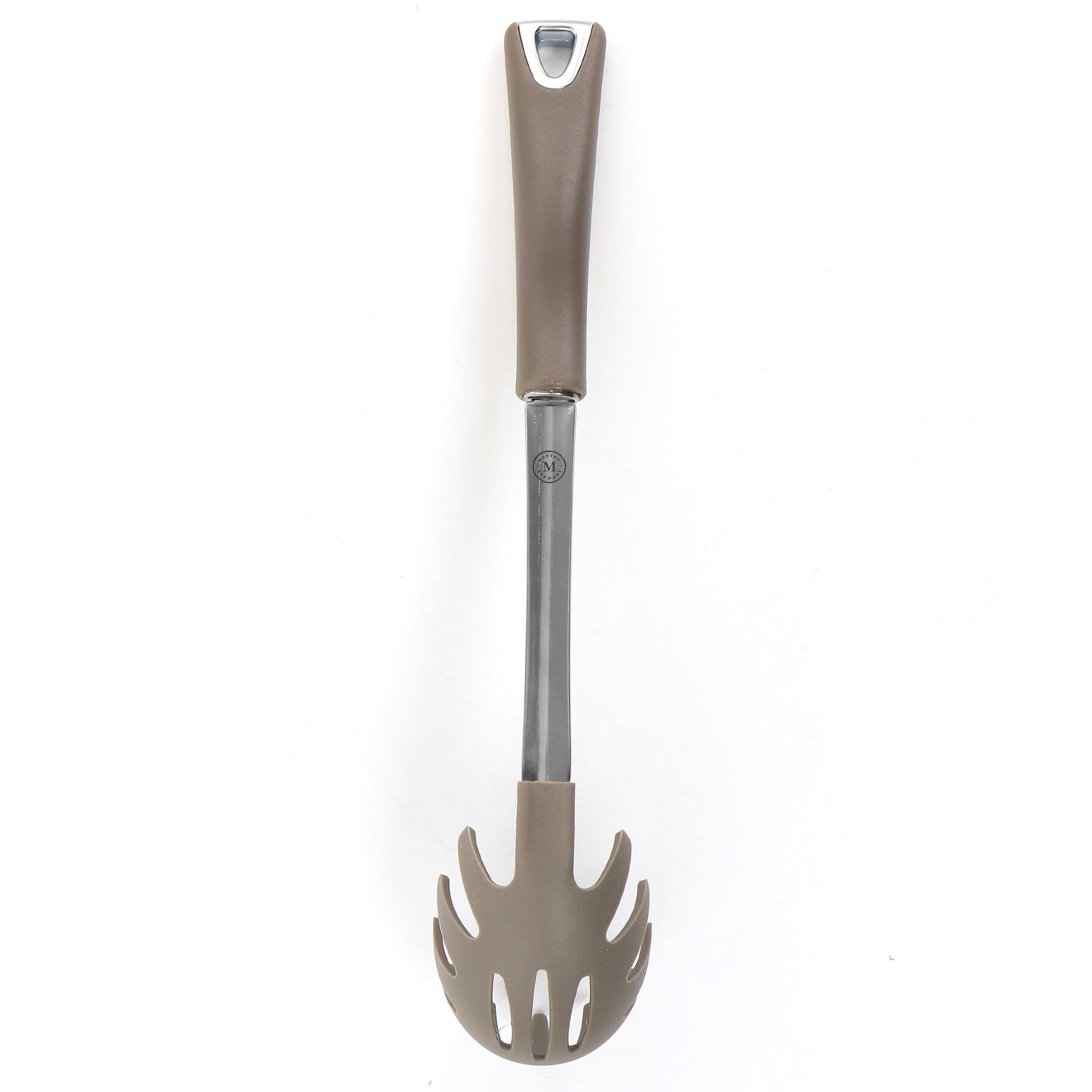 Alt View 1. Martha Stewart - Martha Stewart Nylon Pasta Spoon in Grey - Grey.