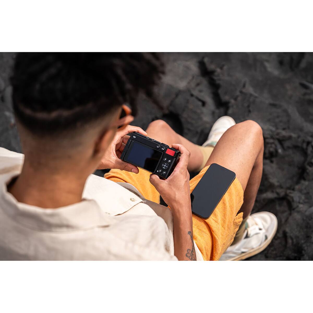 Alt View 7. Panasonic - S9 Full Frame Mirrorless Camera - Jet Black.