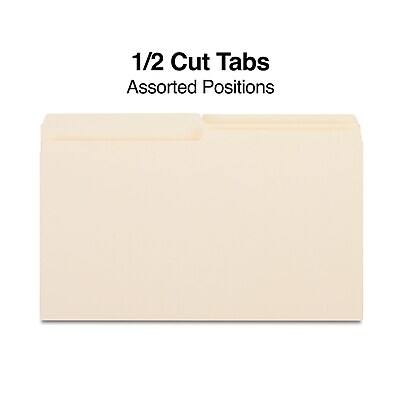 1/2 Cut Tabs  
Assorted Positions