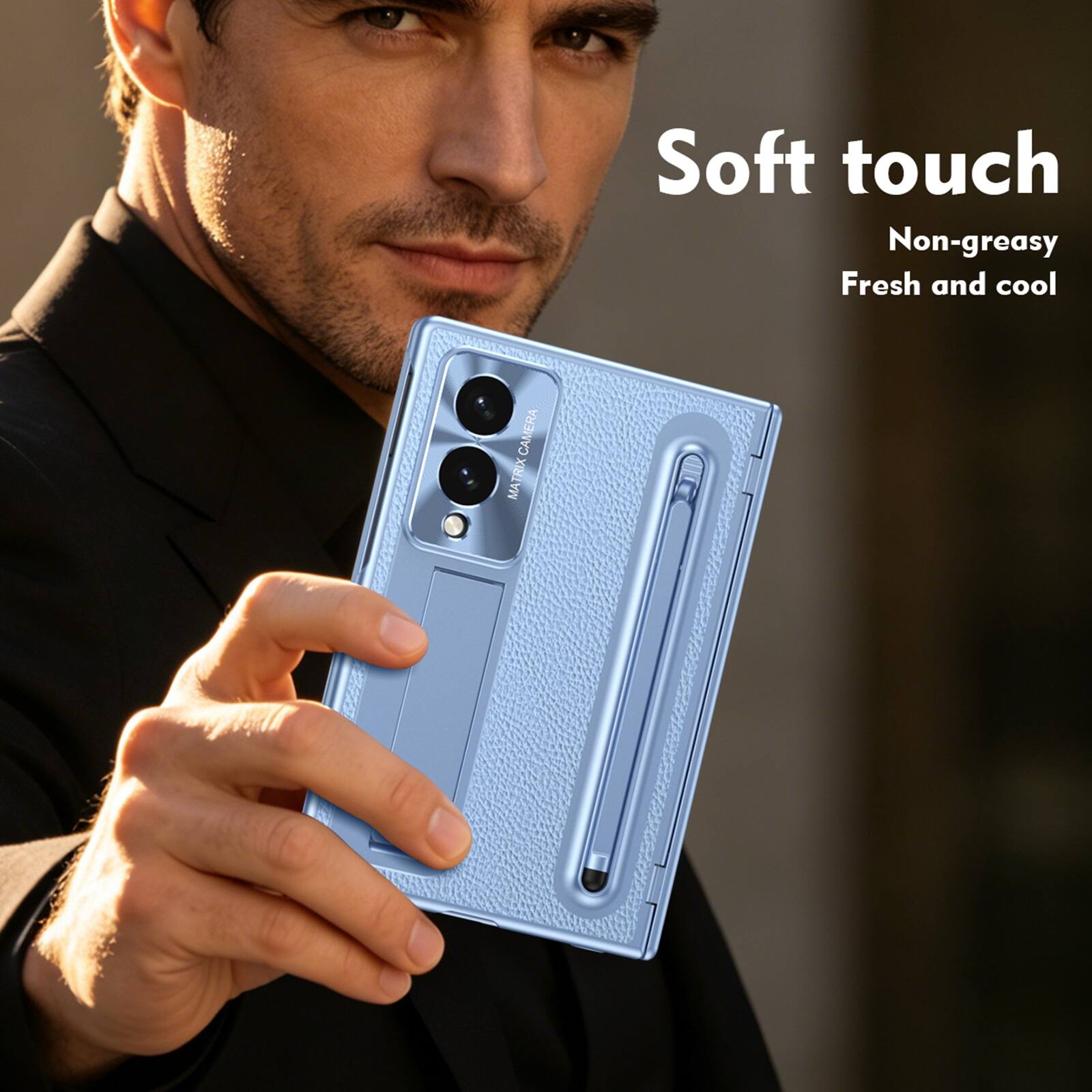 Soft touch  
Non-greasy  
Fresh and cool