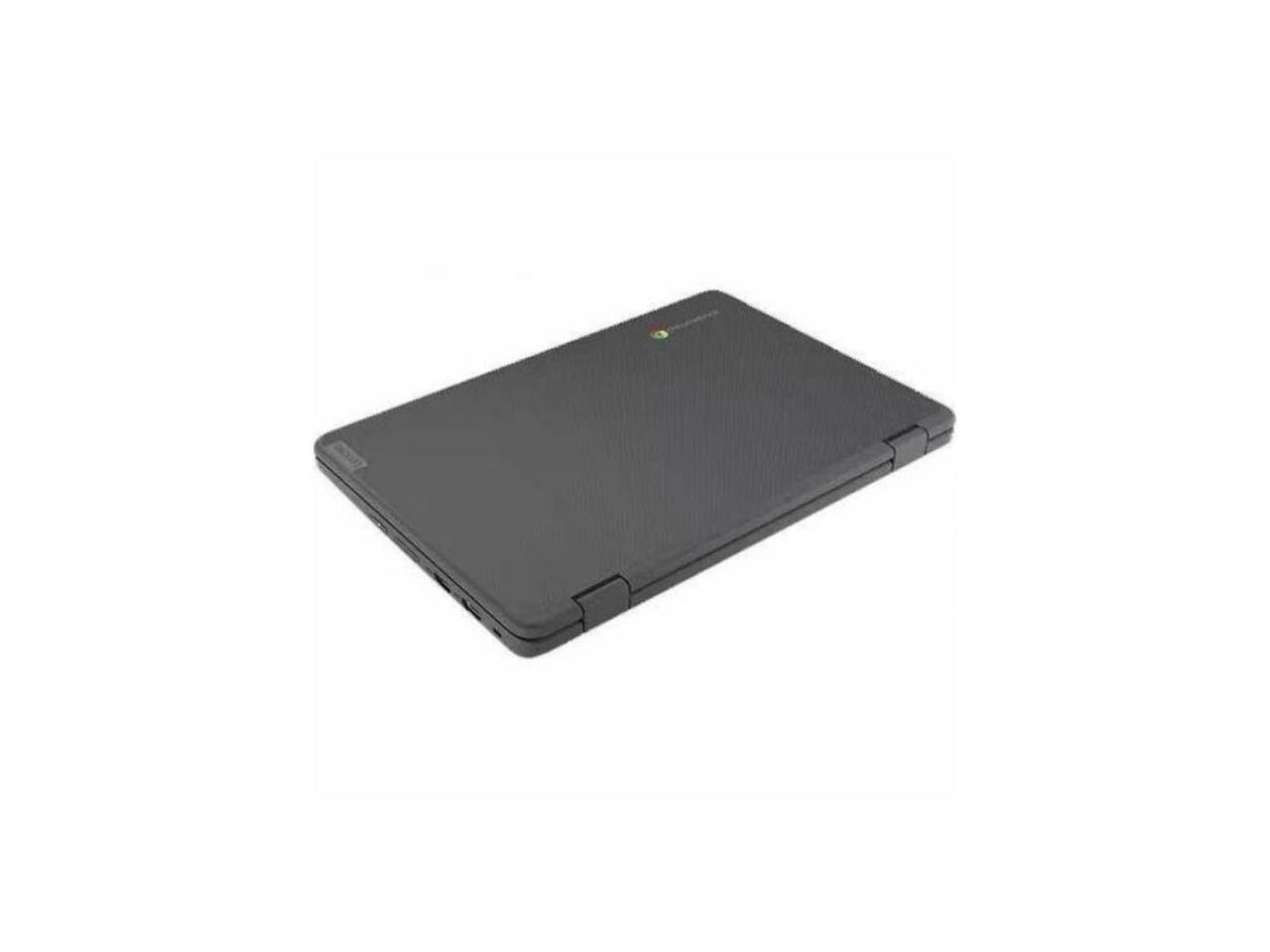 Alt View 2. Lenovo - Lenovo 300e Yoga 11.6" HD Touchscreen Convertible 2 in 1 Chromebook ARM Cortex A76 8GB RAM 64GB eMMC Graphite Gray - ARM - Gray.