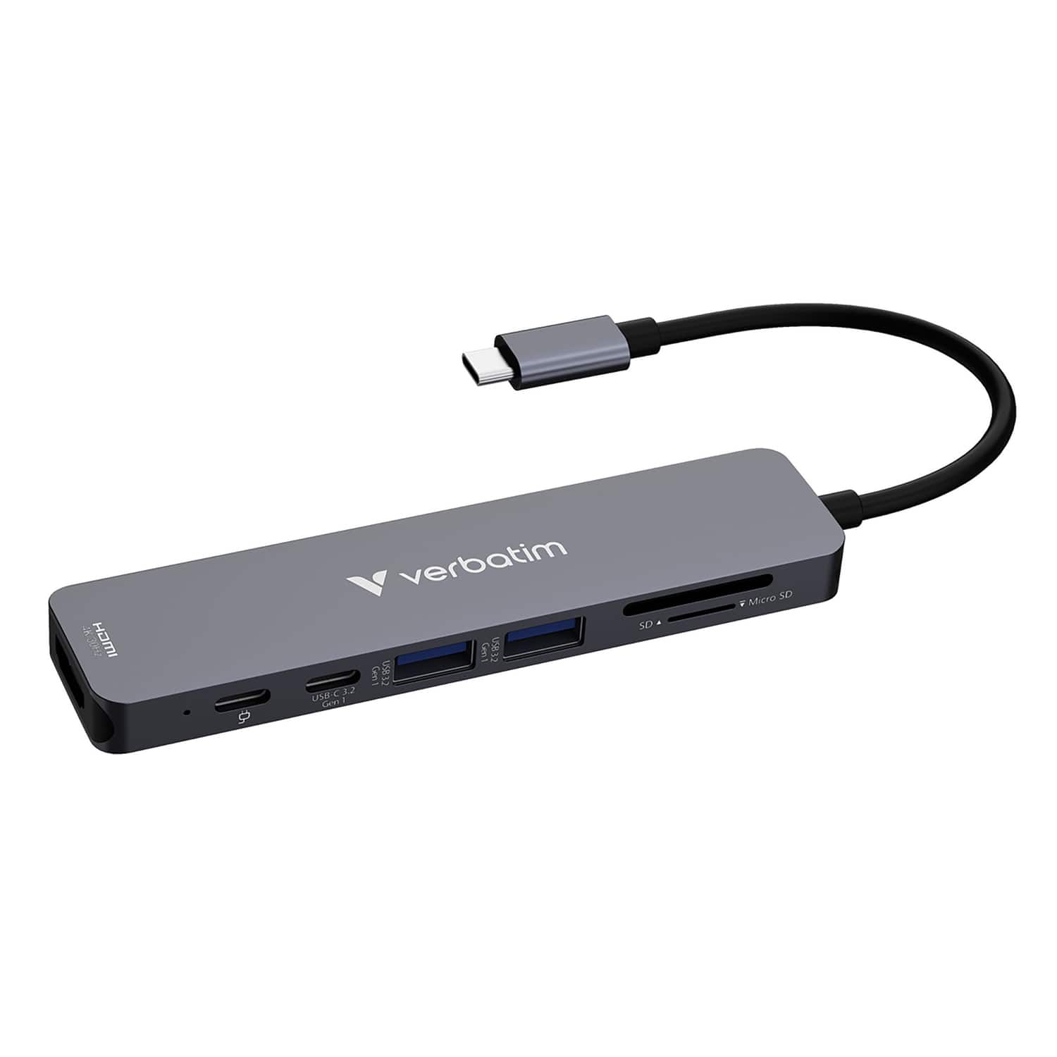 Verbatim - 32158 Usb-c Essentials 7-port Hub, 32158