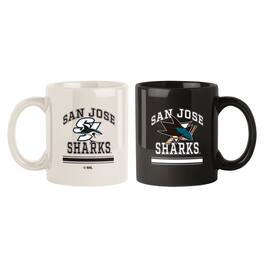 Logo Brands - San Jose Sharks Two-Pack 15oz. Color Mug Set - Multicolor