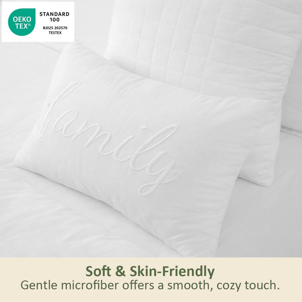 STANDARD 100  
BJ025 202570  
TESTEX  
OEKO TEX  

Soft & Skin-Friendly  
Gentle microfiber offers a smooth, cozy touch.