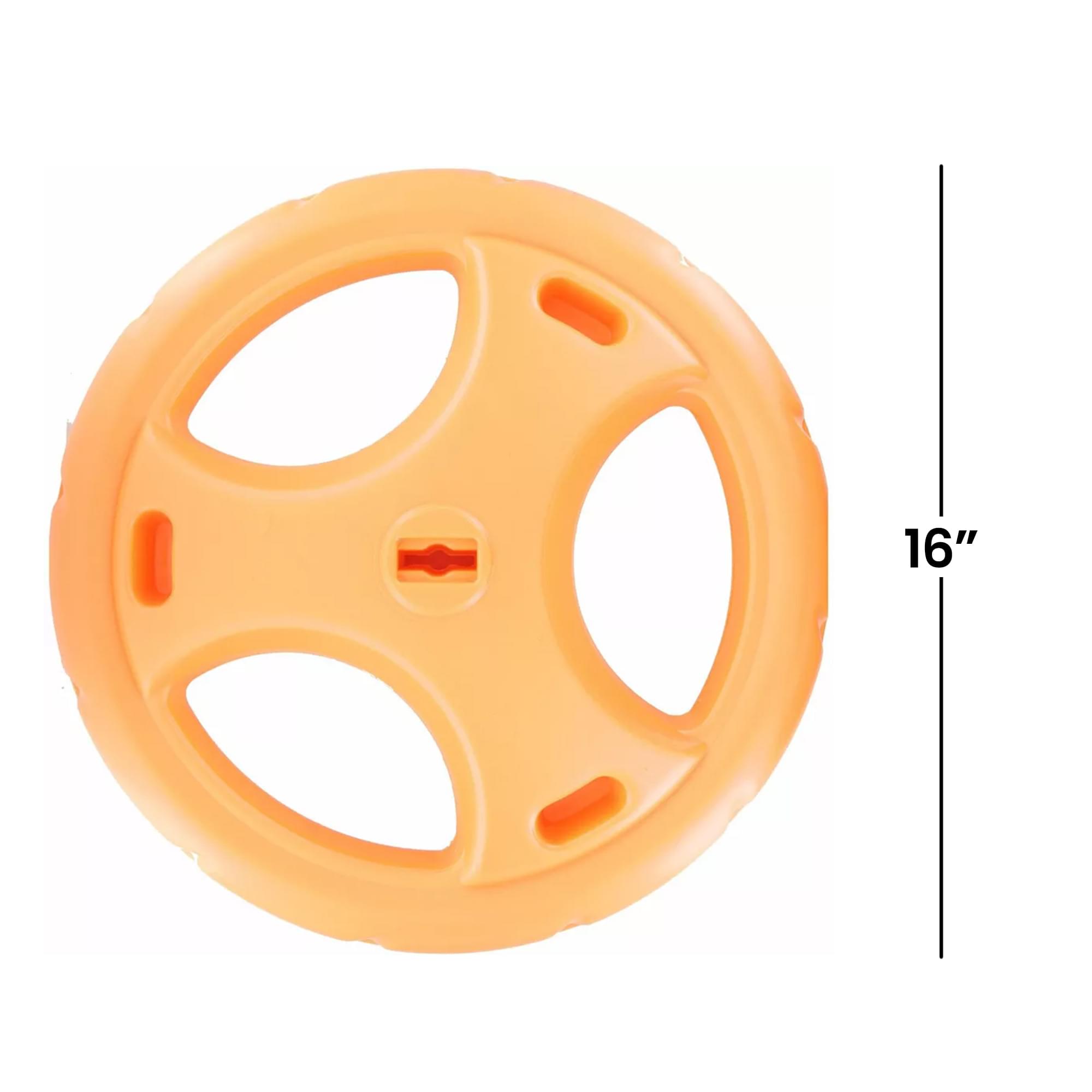Alt View 1. Opportunity Mart - Big Wheel Replacement Part | 16 Inch Orange Front Wheel - Orange.
