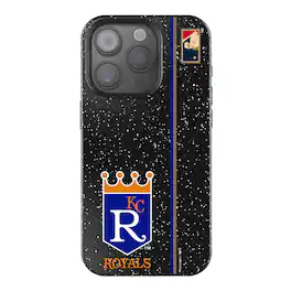 Keyscaper - MLB - Kansas City Royals 1969 Logo iPhone Bling Case - 15 - Black
