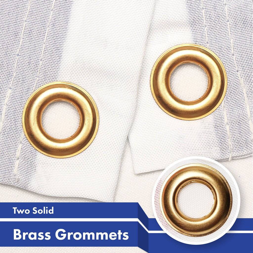 Two Solid Brass Grommets