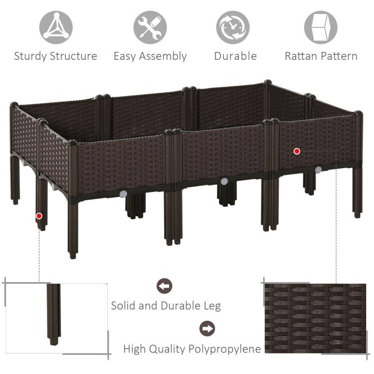 Sturdy Structure  
Easy Assembly  
Durable  
Rattan Pattern  
Solid and Durable Leg  
High Quality Polypropylene