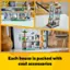 Each house is packed with cool accessories.