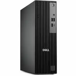Dell - Pro Slim QCS1255 Desktop Computer - AMD Ryzen 5 8500G - 16 GB - 512 GB PCI Express NVMe 4.0 SSD - Slim PC - Black