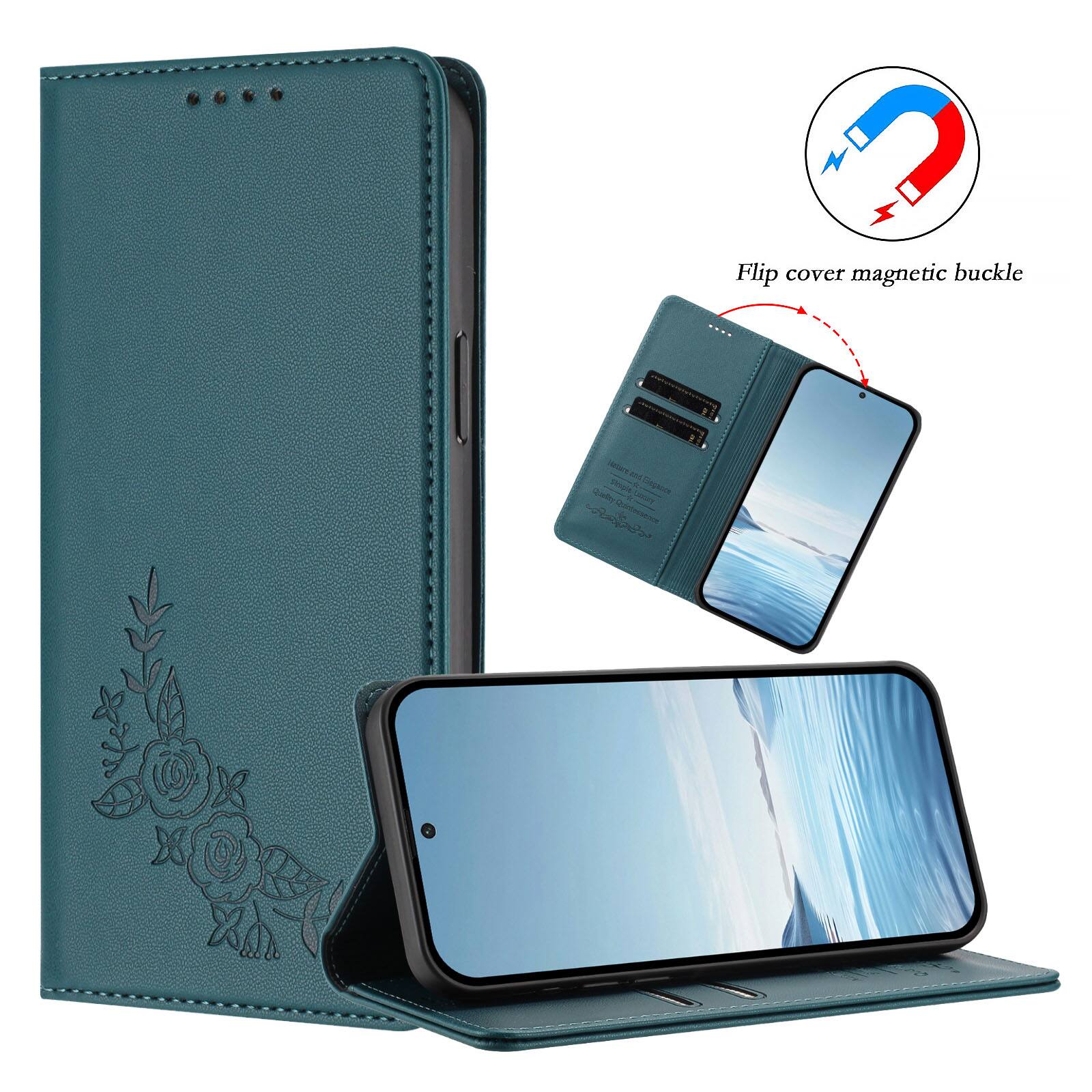 Flip cover magnetic buckle
