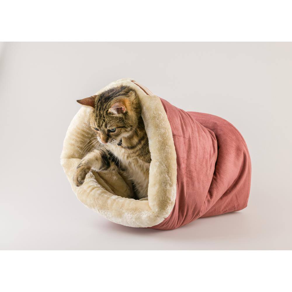 Alt View 5. Armarkat - Cat Bed Indian Red 14W x 20D x 10H - Red.