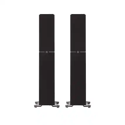 Front. Definitive Technology - Definitive Technology Dymension DM40 Slim Tower Speaker, Adjustable Bipolar Arrays, (Pair) Black - Black.