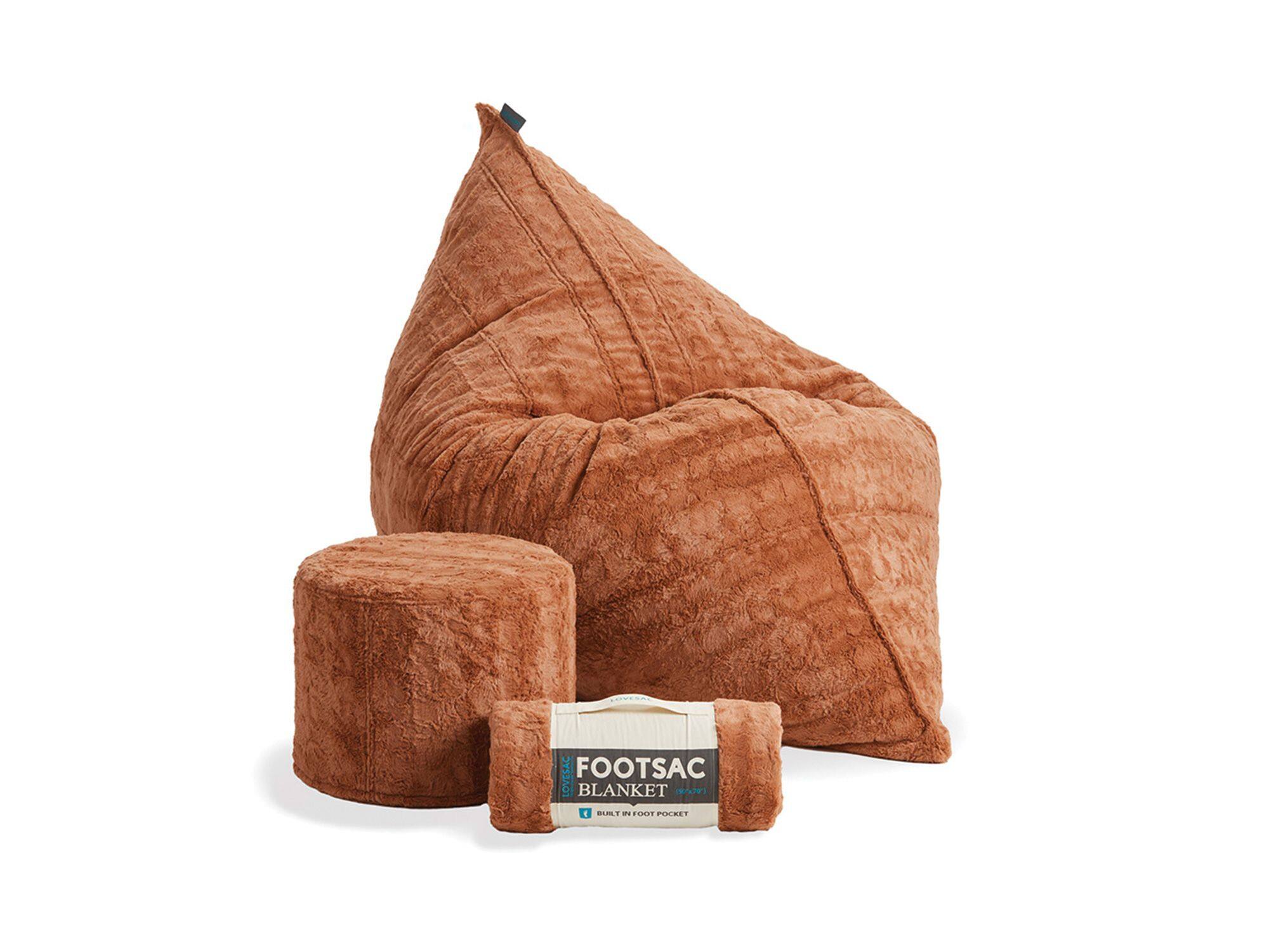Lovesac - Pillowsac Bundle - Redwood Phur - Front_Zoom