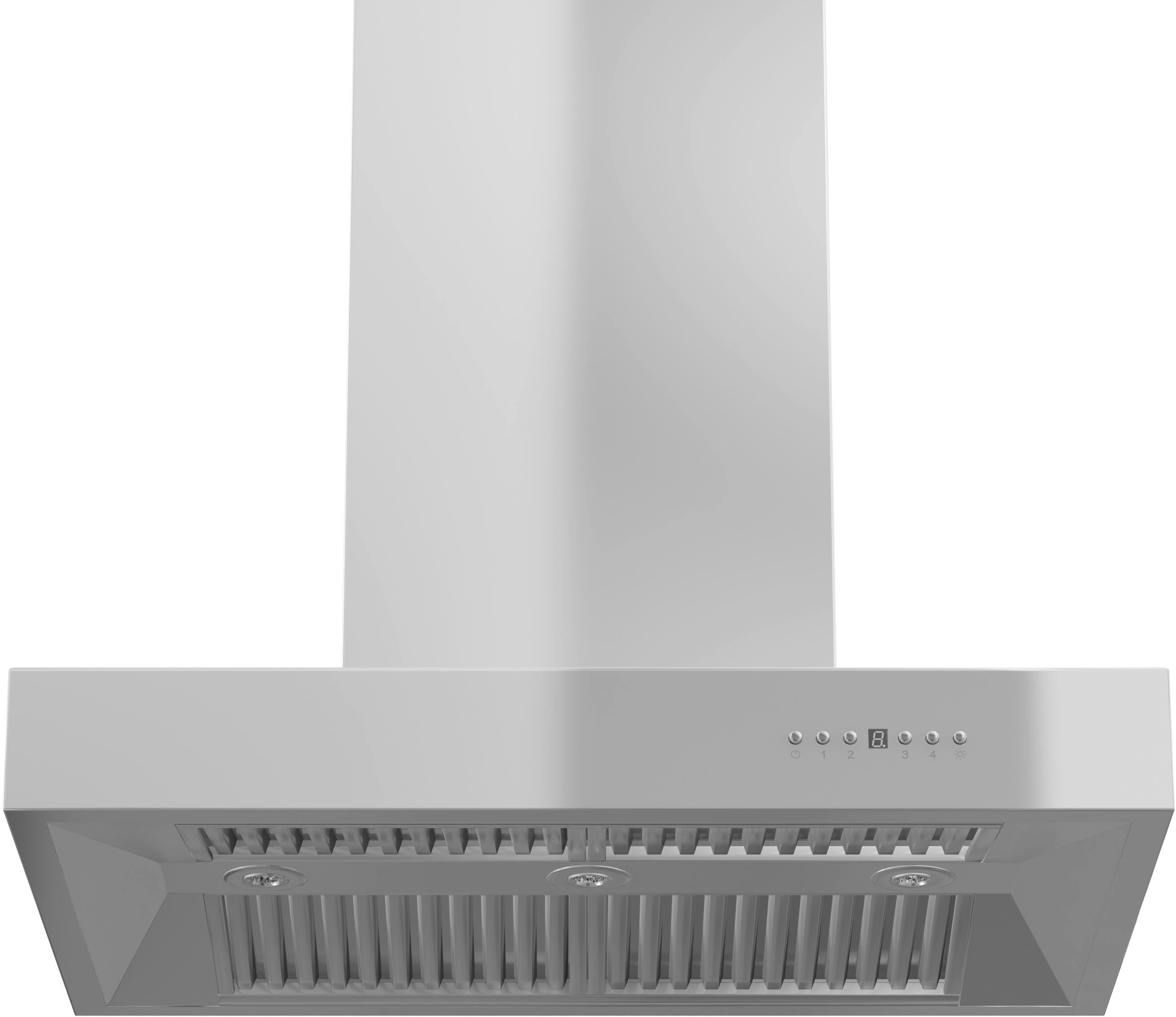 Alt View 11. ZLINE - ZLINE 48 in. Ducted Outdoor Island Mount Range Hood in Stainless Steel (KECOMi-304-48) - Stainless steel.