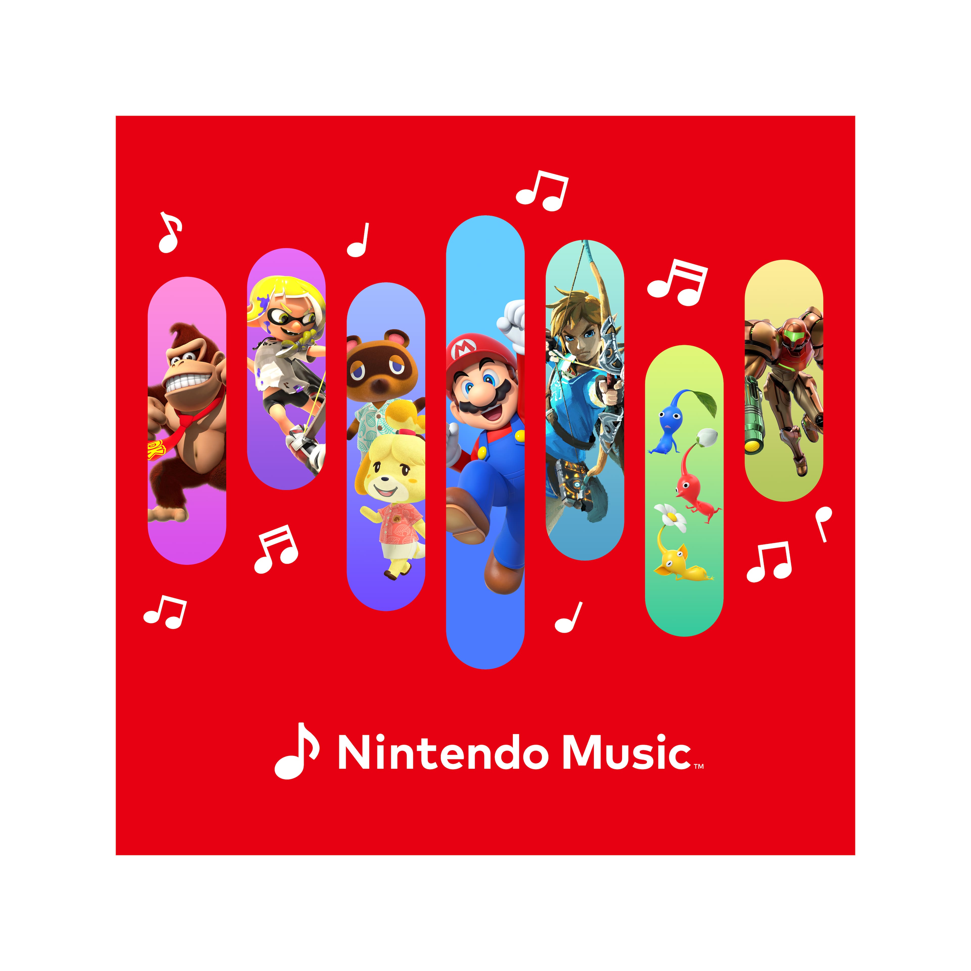 The text on the image reads "Nintendo Music."